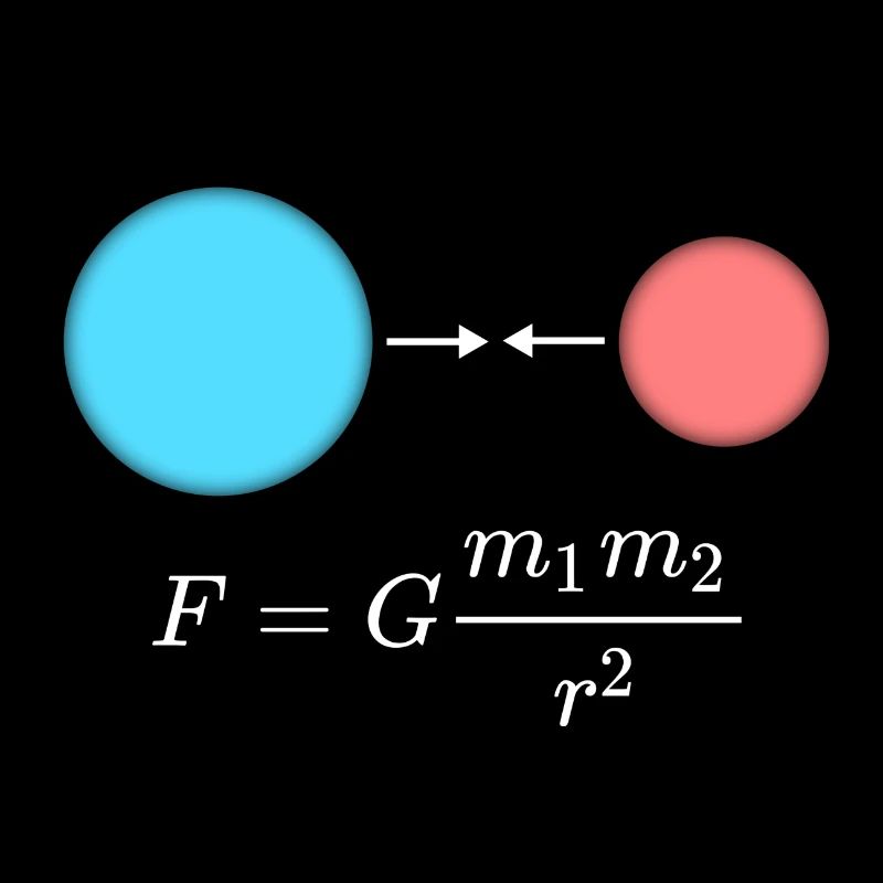 Physik Design - Newtonsches Gravitationsgesetz