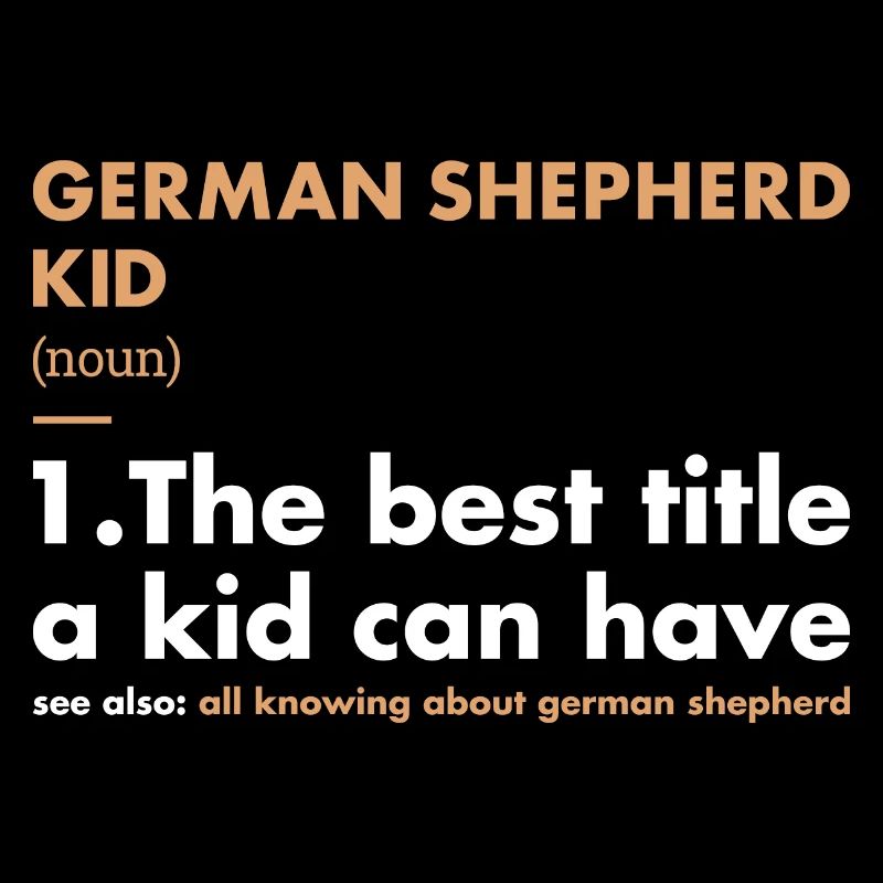 German Shepherd Kid Definition