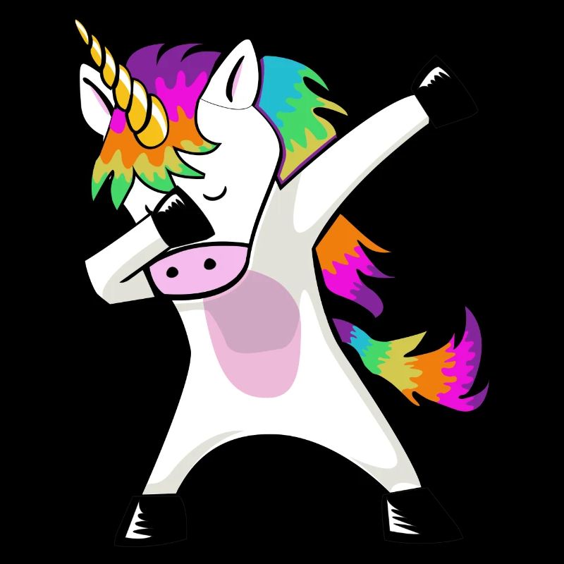 Dabbing Unicorn dabbendes Einhorn Dab Geschenkidee