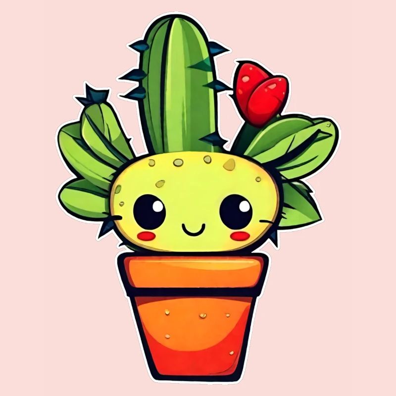 Mon petit cactus vert