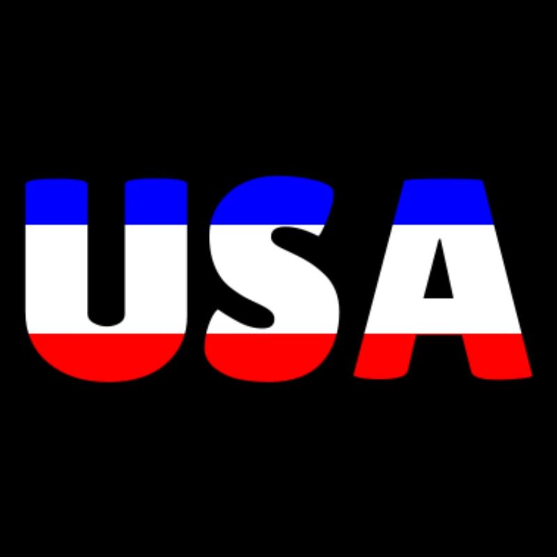 Couleur des lettres du drapeau des États-Unis