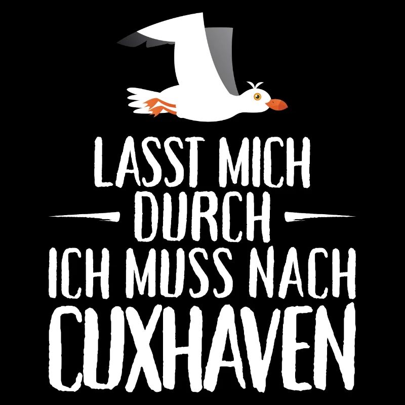 Lasst mich durch ich muss nach Cuxhaven Möwe