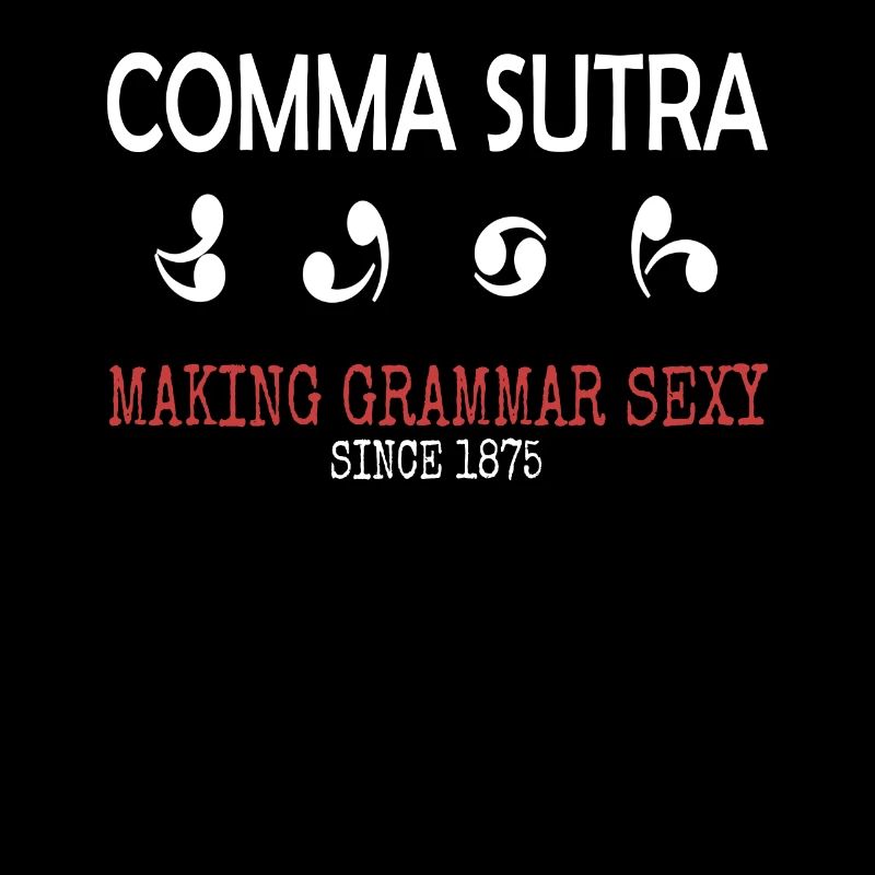 Drôle Pun Virgule Sutra