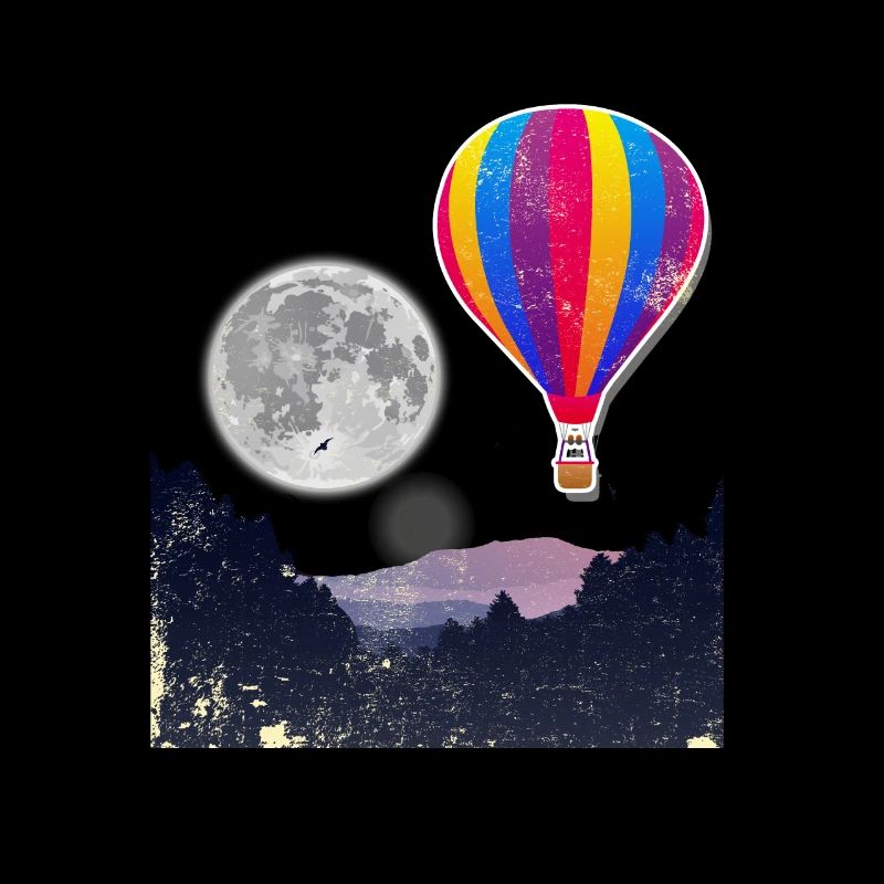 Heißluft-Ballon-Mond-Himmel-Sauerstoff-Ereignis-Party-Geschenk
