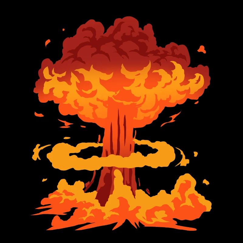Nuke Nuking Bombing Fire Bombshell Cadeau de missile