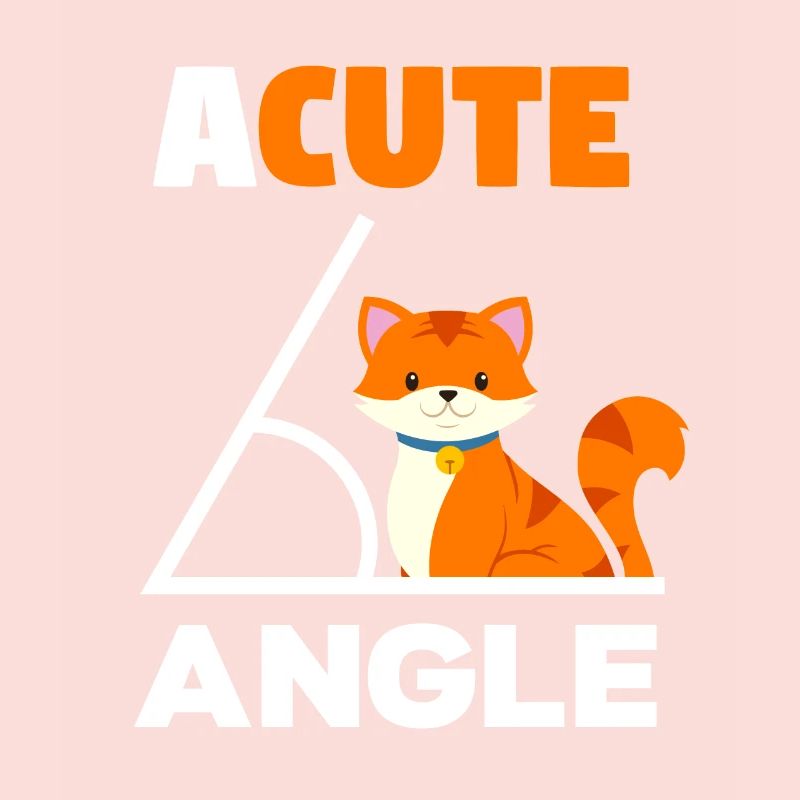 Cute angle cat math Math math teacher