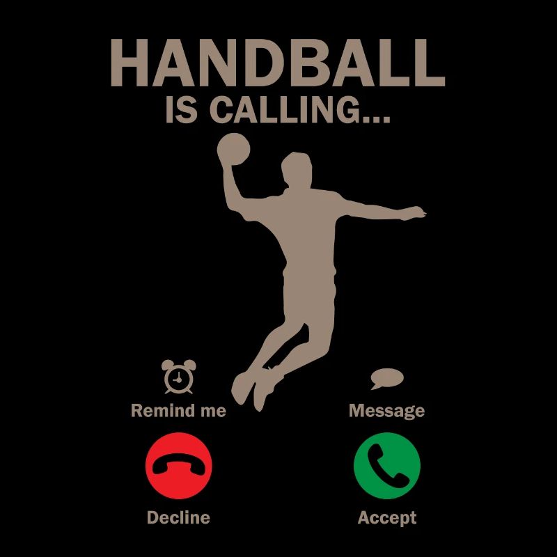 Handball is calling Trainer Hobby Sport Geschenk