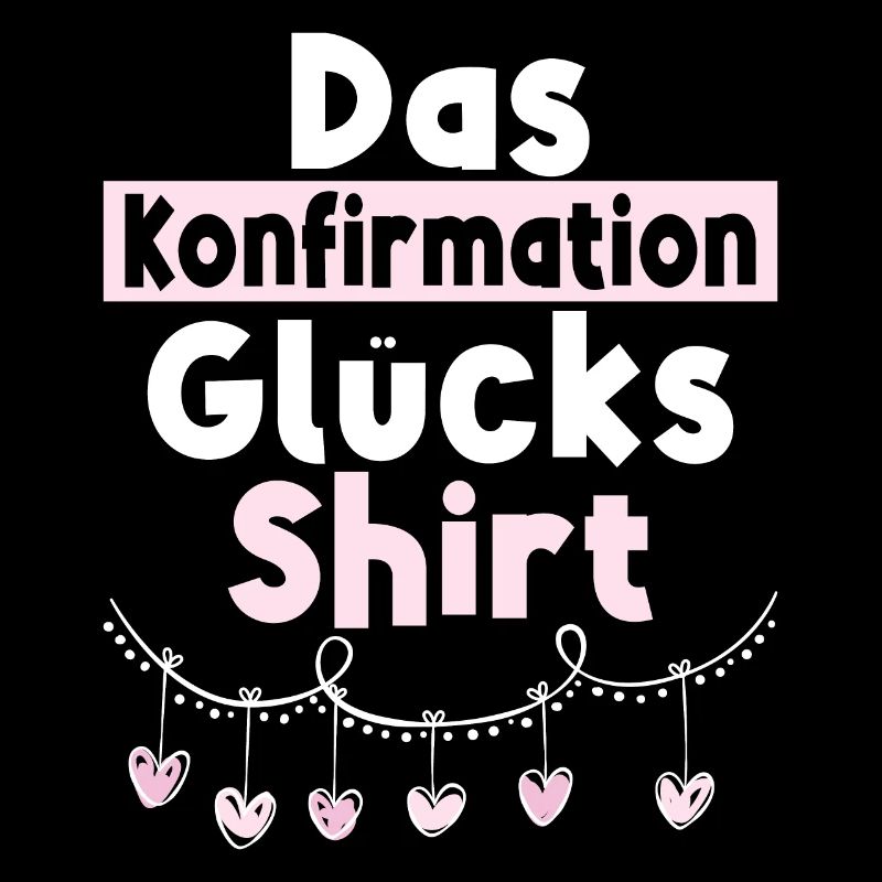 Das Konfirmation Glücks