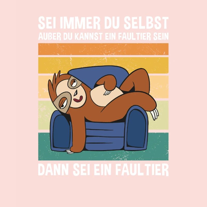 Sein Dann Sei Ein Faultier Süßes Faultier