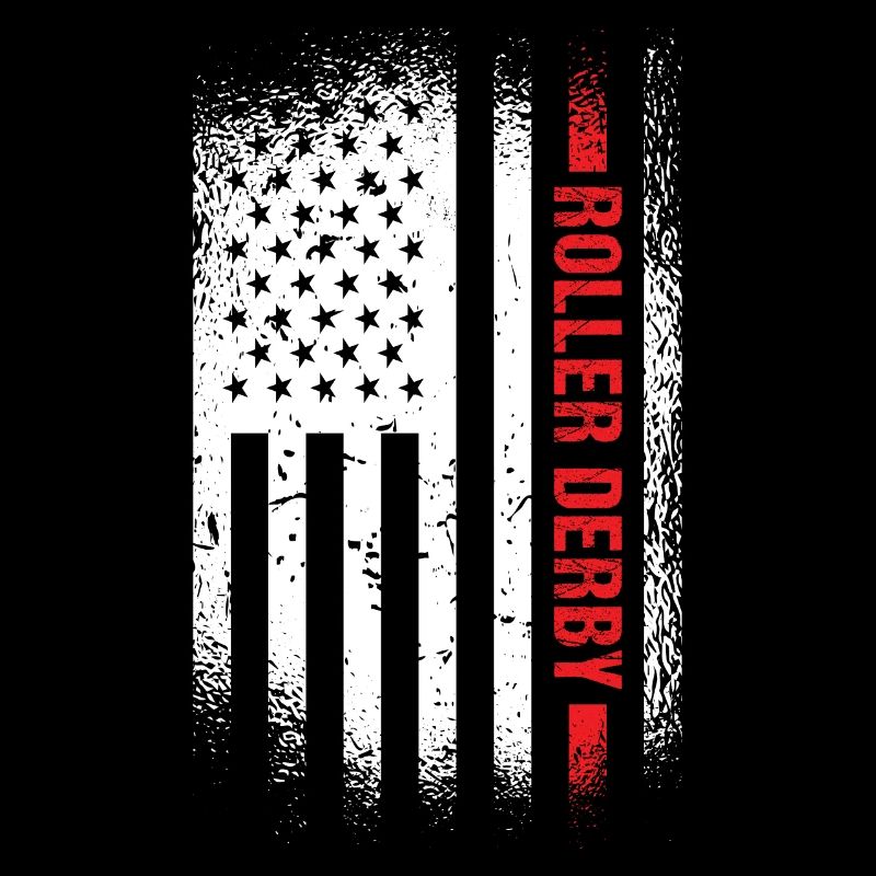 Sport Us Flag Roller Derby