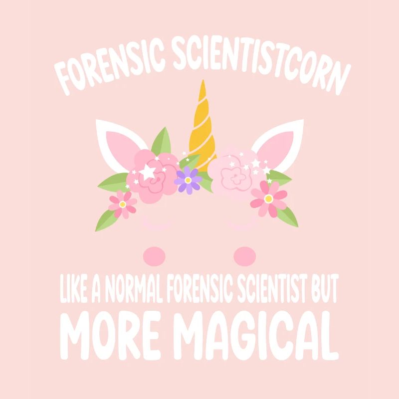 Forensic Scientistcorn comme un scientifique normal
