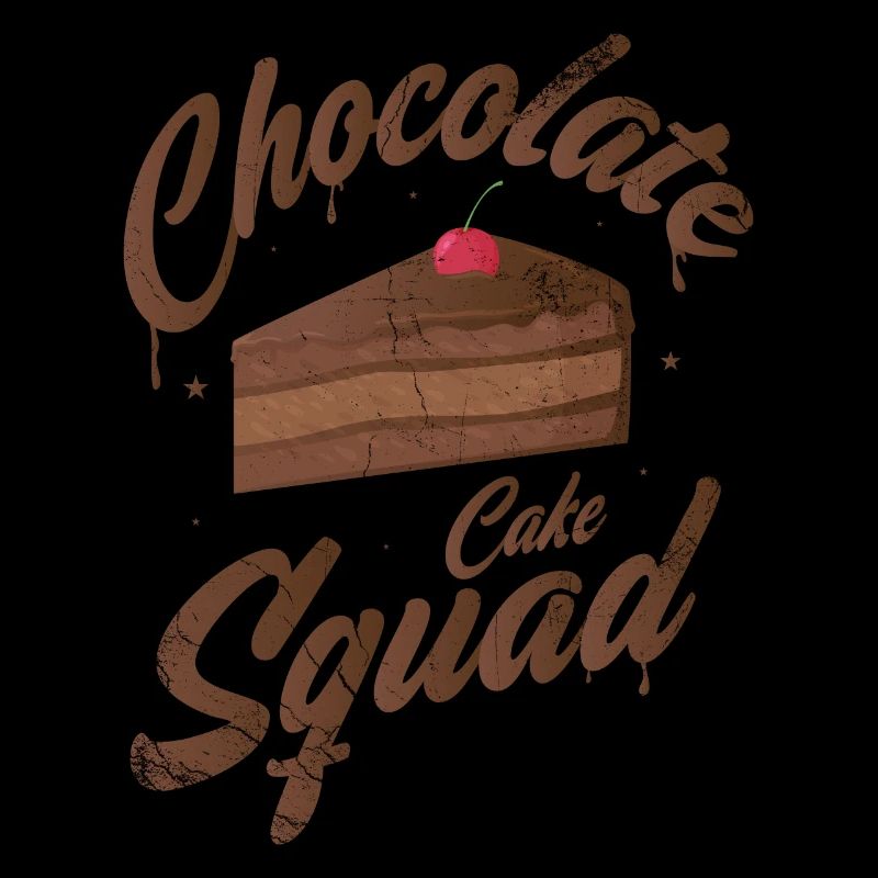 Chocolate Cake Squad For Bakers Or Baking Fans