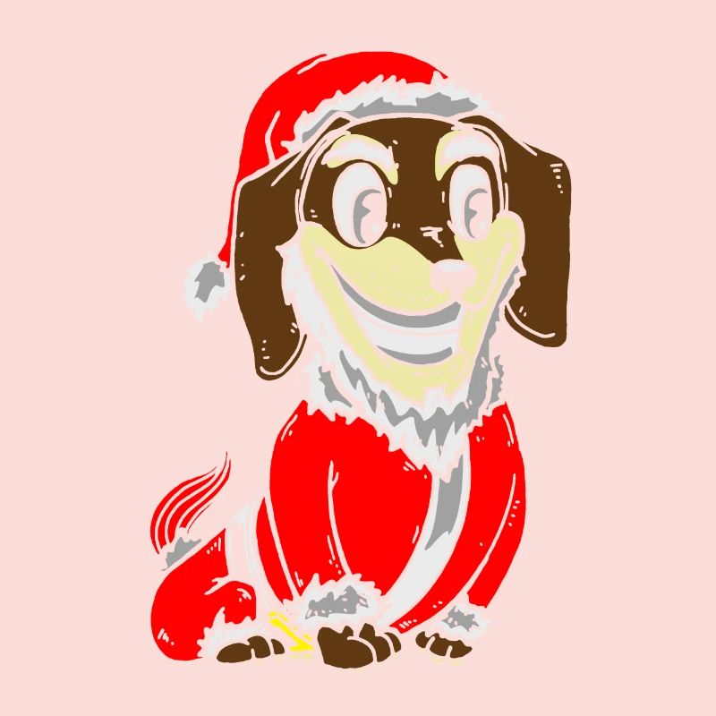 Dackel Weihnachtskostüm Welpengeschenk