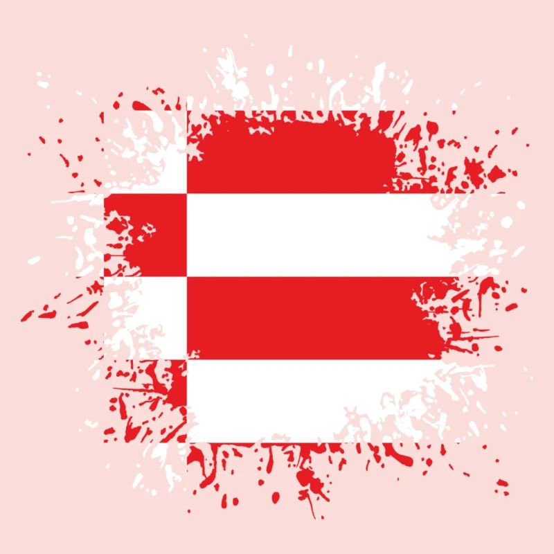 Drapeau de Brême éclaboussures de taches de couleur