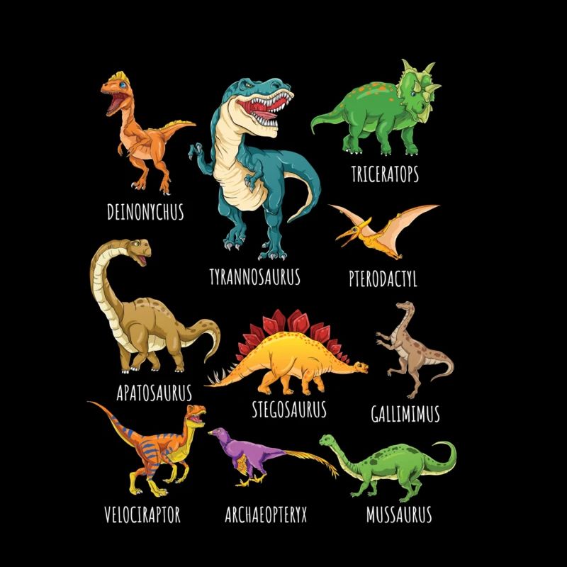 DinosaurArten Graphics Dino TRex Boys Dinosau
