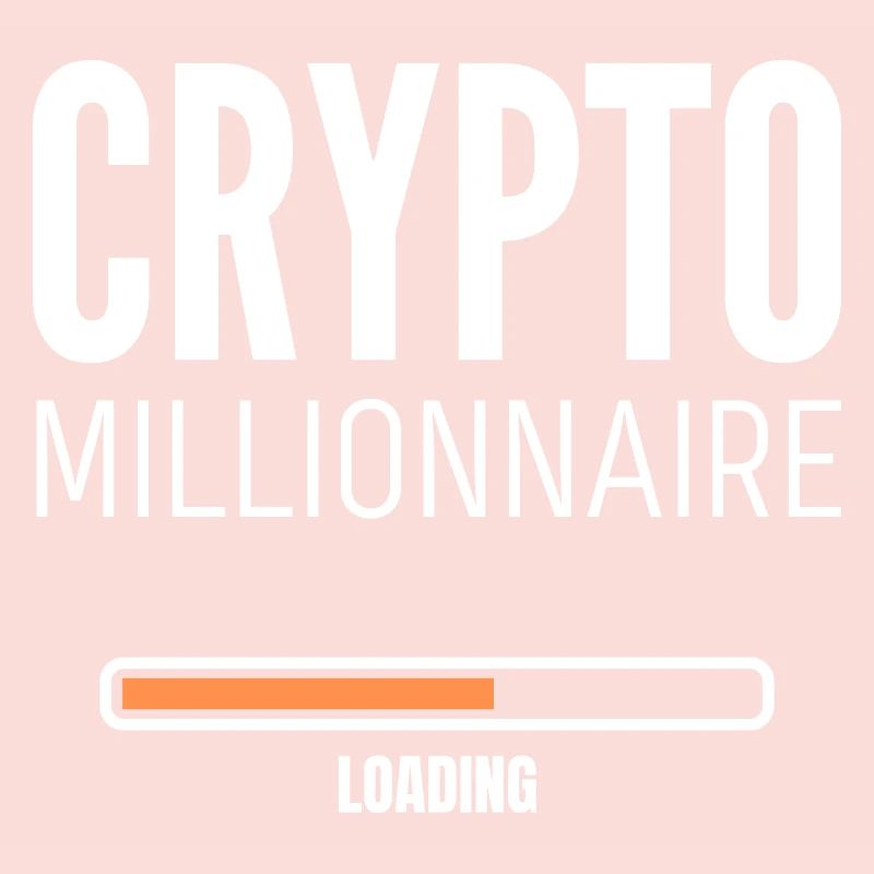 Crypto Millionaire Loading Argent Bitcoin Humour