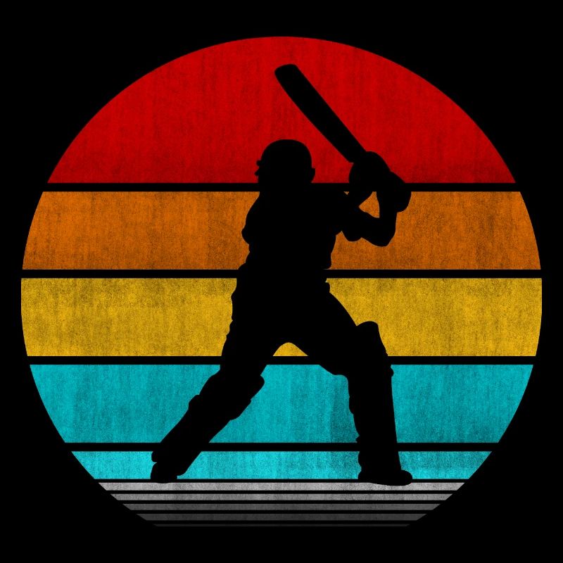 retro vinatge cricket