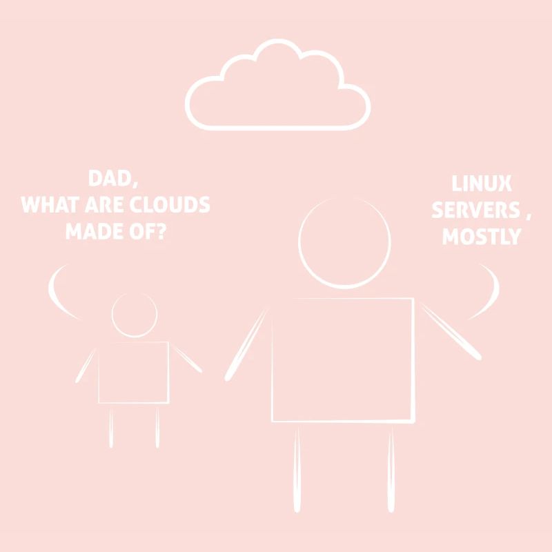 Papa Qu’est-ce que les nuages sont faits de serveurs Linux principalement