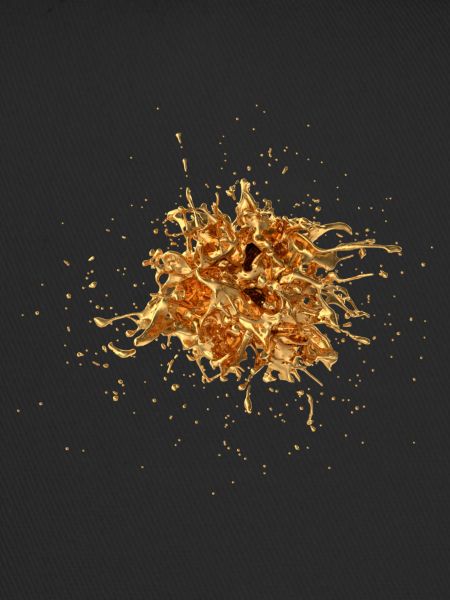 Gold Spritzer 3D - Splash