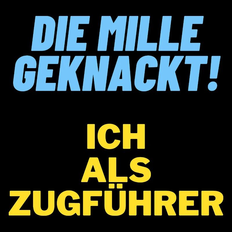 Die mille geknackt ich als zugführer Geschenk Papa