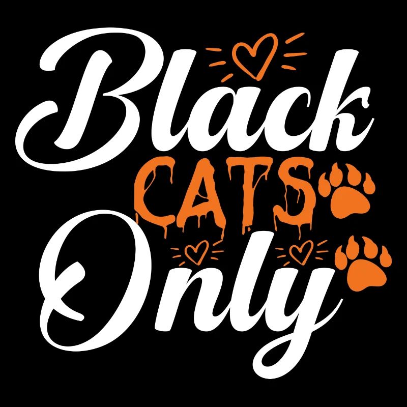 Chats noirs seulement