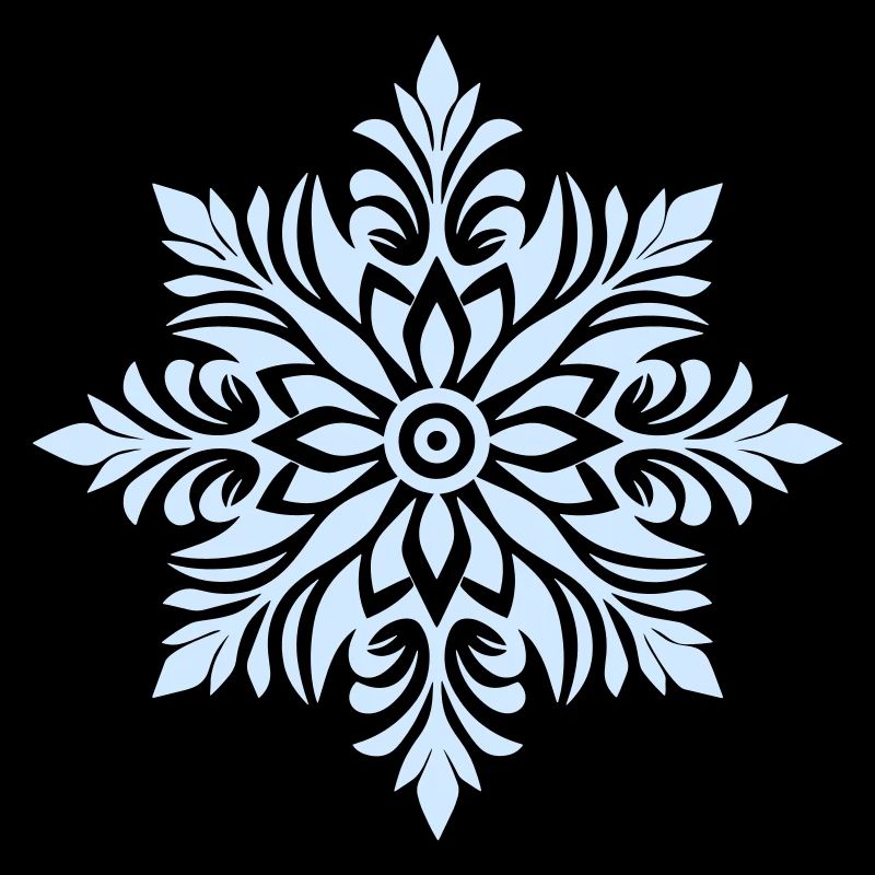 Schneeflocke Winter Schnee Flocke Stern Muster Eis