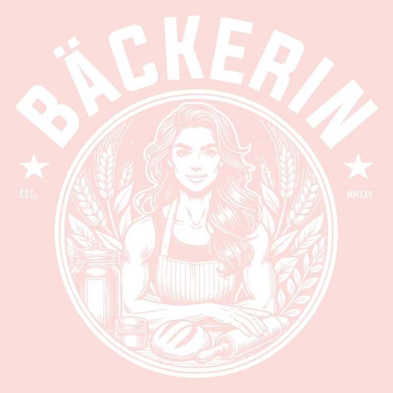 Cool baker design – love, flour and magic
