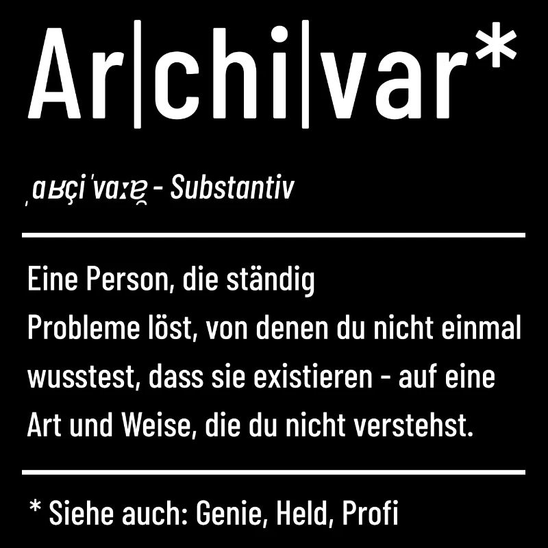 Archivar - Definition - Lexikon