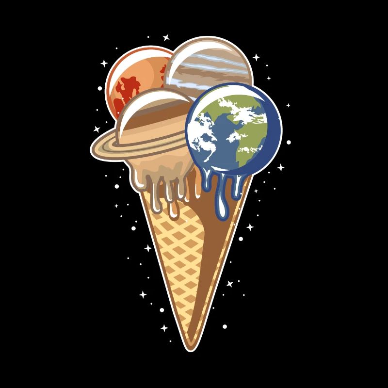 planète de la crème glacée