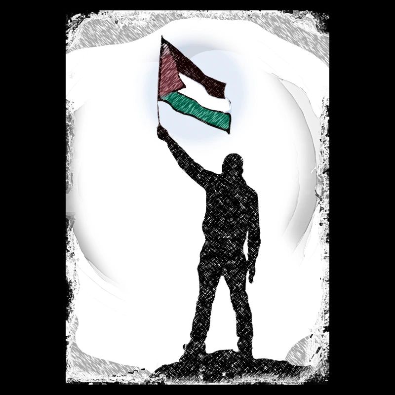 Palestine Drapeau Vies Comptent P11