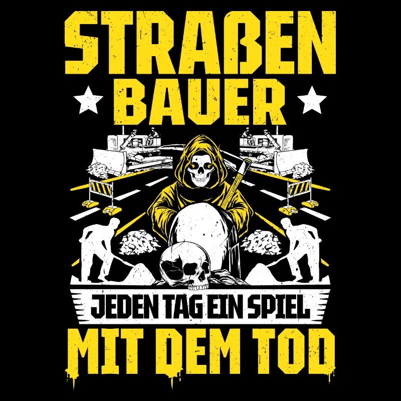 Straßenbauer Asphaltbauer Straßenbau Road Builder