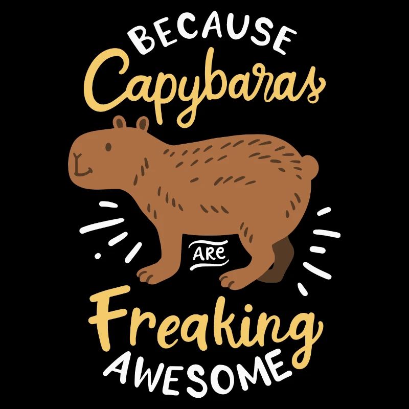 Capybara capybara saying rodent