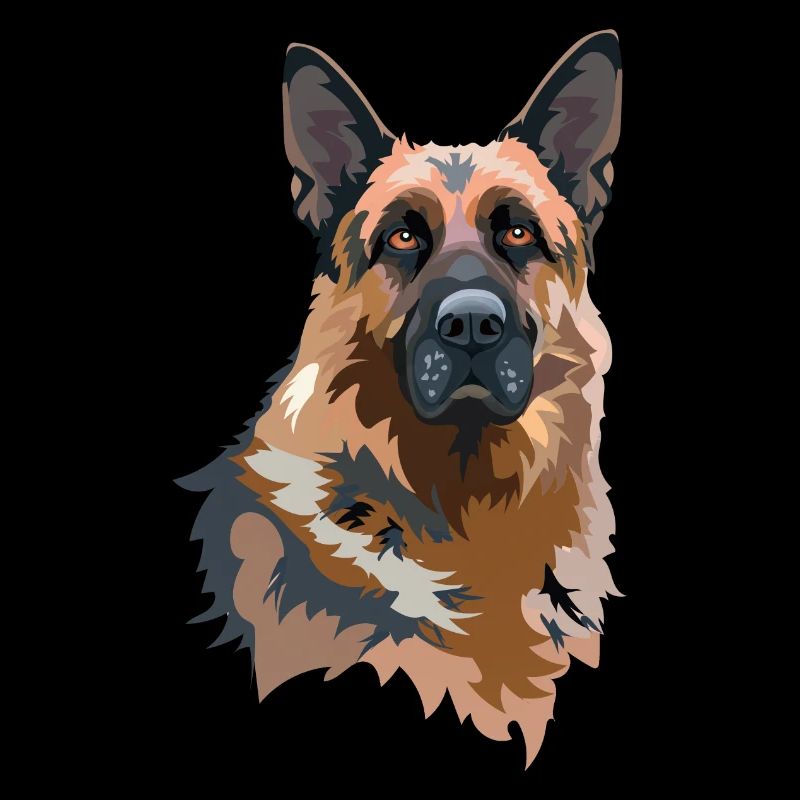 Portrait German Shepherd