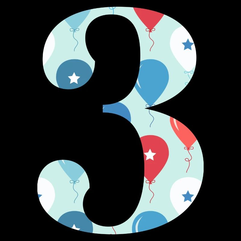 3rd anniversary balloon
