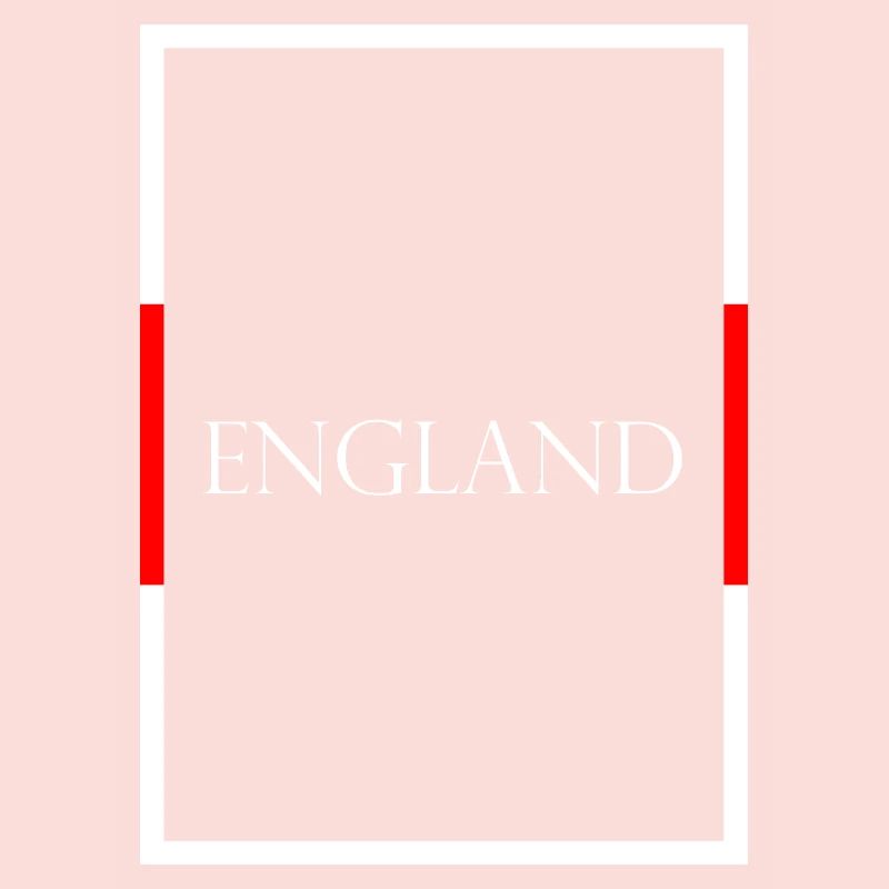 Angleterre, Royaume-Uni, Lettrage de déclaration avec drapeau