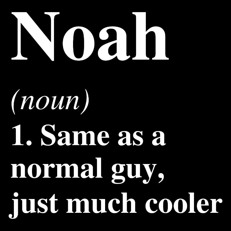 Noah Definition Cool Name Saying Gift