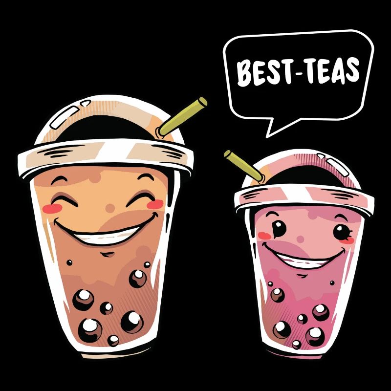 Besties Graphic Tea Lover Tea Drinker Tea Brewing