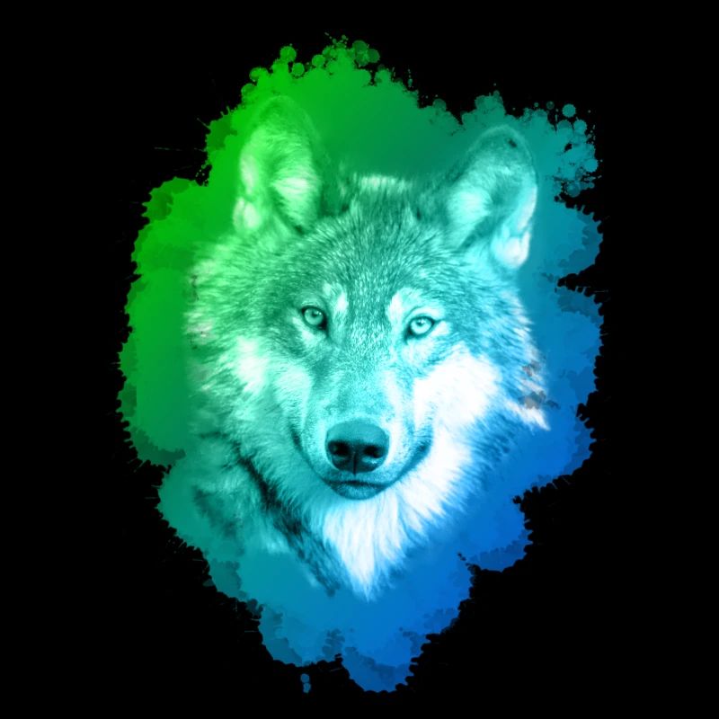 Wolf bunt