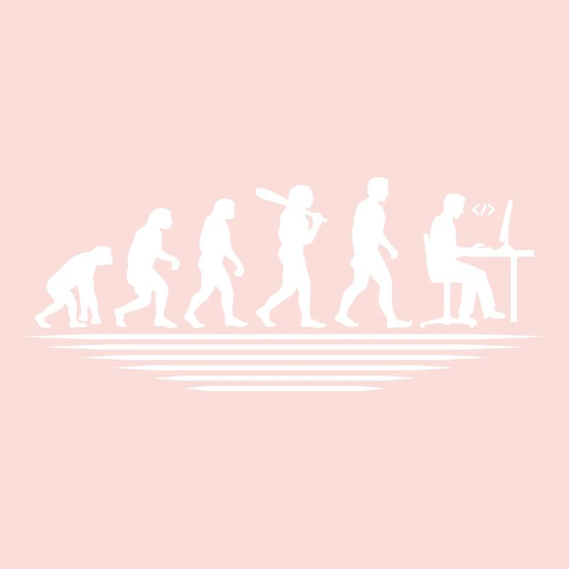 Coffee Coding Evolution Codeur Développeur Nerd Coffe