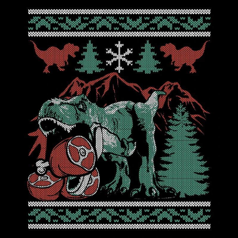 Dinosaurier Weihnachten Fleisch essen Dino Geschenk