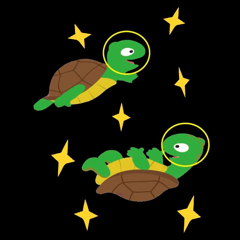 Tortues dans l’espace