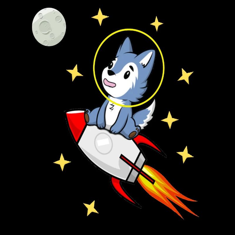 Wolf im Weltall
