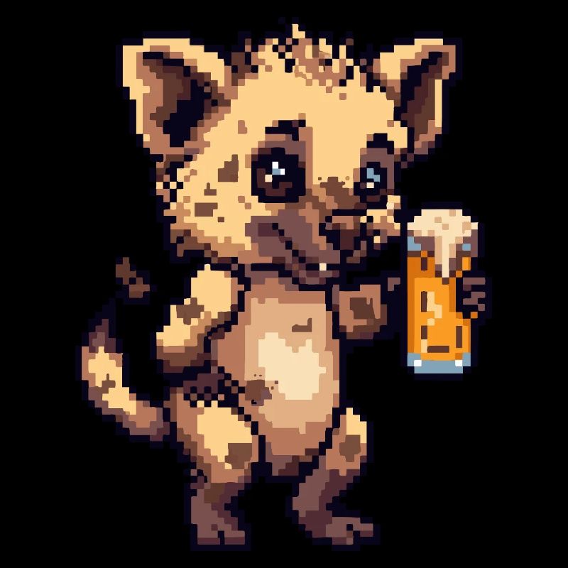 Hyena Pixel Beer