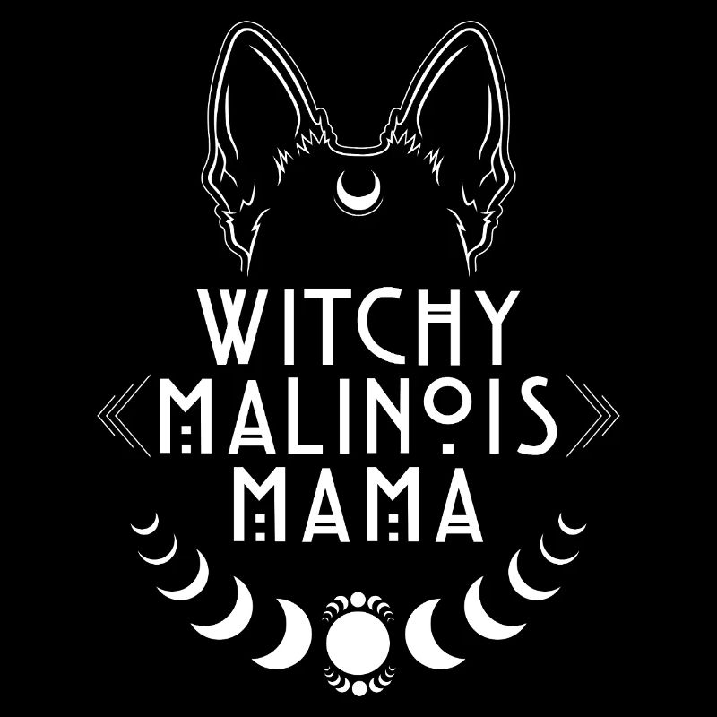 Witchy Malinois Mama Hunde Hexe Hexen