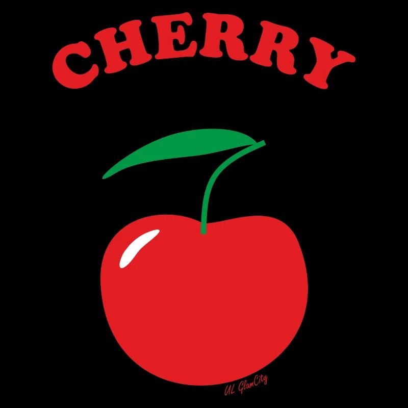 Kirsche, Cherry, Schriftzug