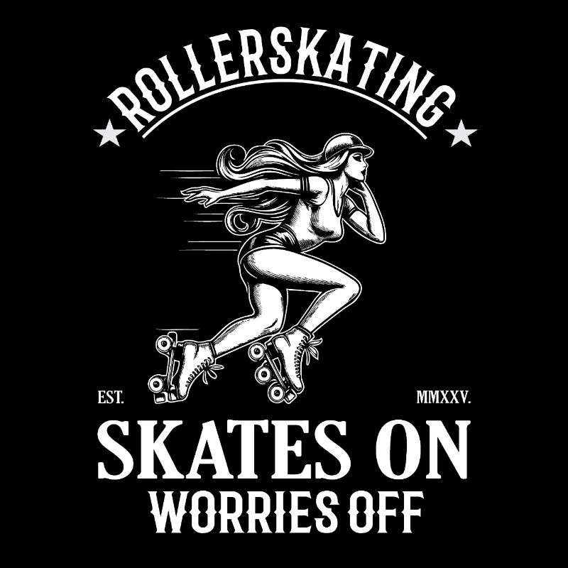 Cooles Rollerskating Design – Freiheit auf Rollen
