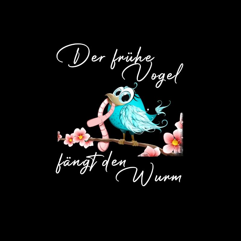Der frühe Vogel fängt den Wurm