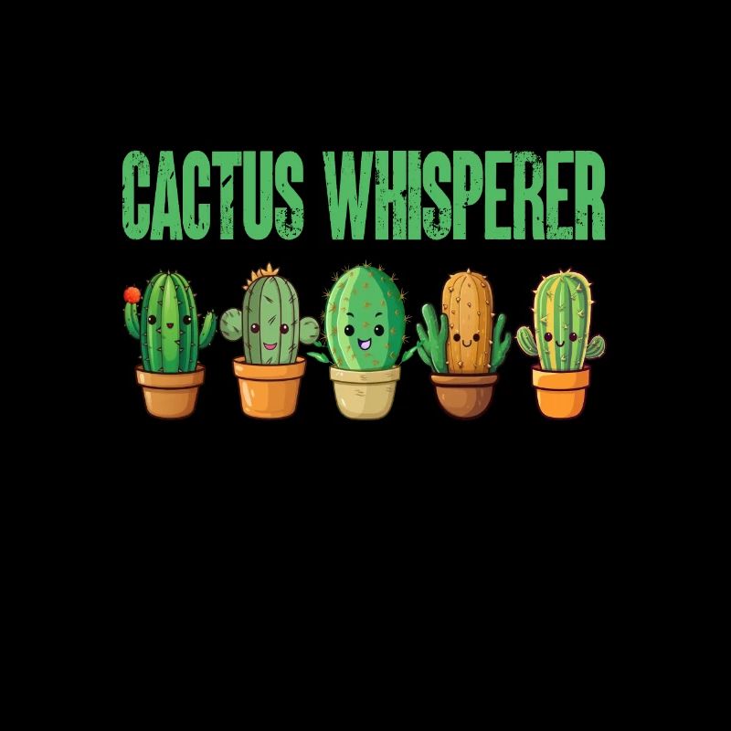 Funny comic cacti