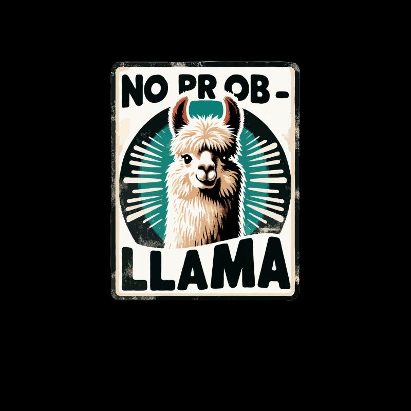 Alpaca Retro Llama