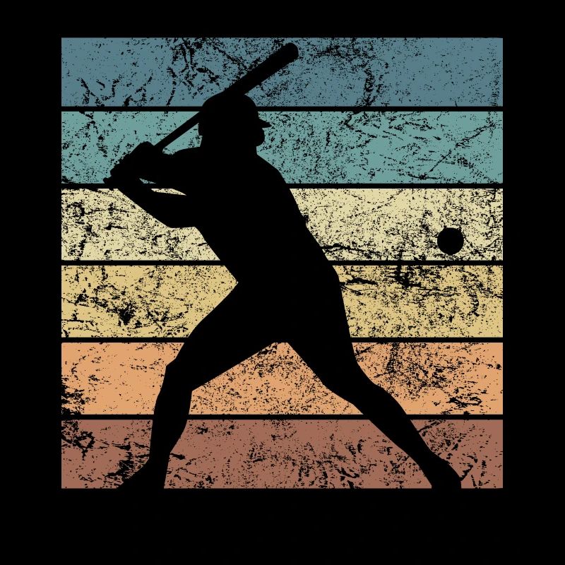 Cool Baseball Rétro Évolution Funny Sports
